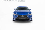 Maxton Parts - Frontlippe V.1 passend für Lexus RC Mk1 schwarz Hochglanz