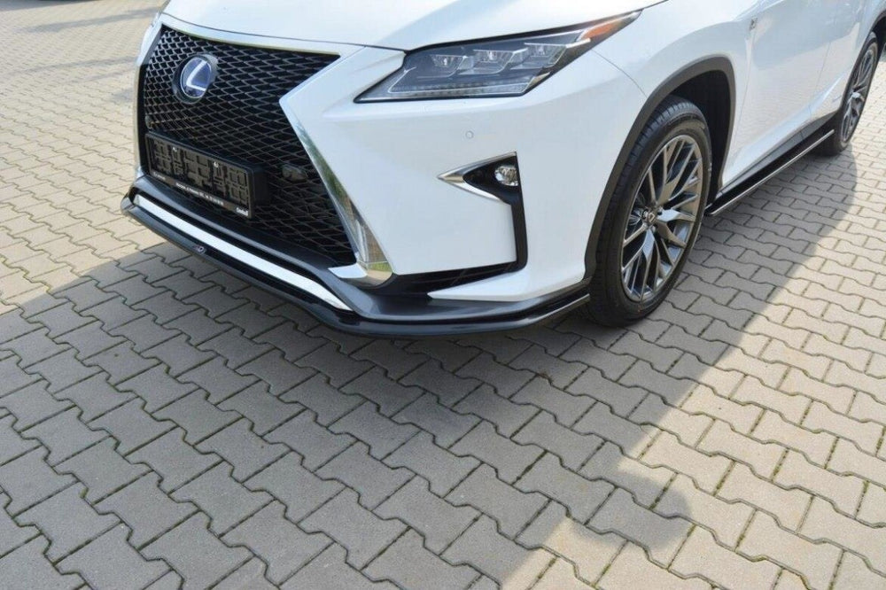 Maxton Parts - Frontlippe V.1 passend für Lexus RX Mk4 F-Sport schwarz Hochglanz