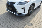 Maxton Parts - Frontlippe V.1 passend für Lexus RX Mk4 F-Sport schwarz Hochglanz