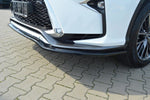 Maxton Parts - Frontlippe V.1 passend für Lexus RX Mk4 F-Sport schwarz Hochglanz