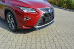 Maxton Parts - Frontlippe V.1 passend für Lexus RX Mk4 schwarz Hochglanz