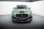 Maxton Parts - Frontlippe V.1 passend für Maserati Levante Mk1 schwarz Hochglanz