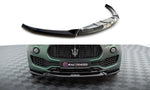 Maxton Parts - Frontlippe V.1 passend für Maserati Levante Mk1 schwarz Hochglanz