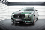 Maxton Parts - Frontlippe V.1 passend für Maserati Levante Mk1 schwarz Hochglanz