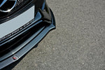 Maxton Parts - Frontlippe V.1 passend für Mercedes A W176 AMG FL schwarz Hochglanz