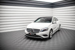 Maxton Parts - Frontlippe V.1 passend für Mercedes A W176 schwarz Hochglanz