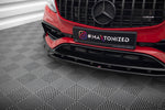 Maxton Parts - Frontlippe V.1 passend für Mercedes A45 Aero W176 FL schwarz Hochglanz