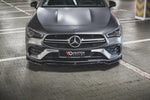 Maxton Parts - Frontlippe V.1 passend für Mercedes-AMG CLA 35 Aero C118 schwarz Hochglanz