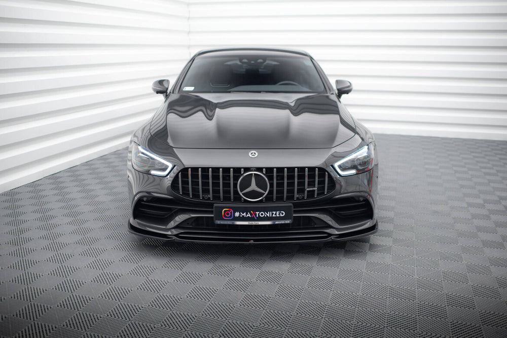 Maxton Parts - Frontlippe V.1 passend für Mercedes-AMG GT 53 4-Door Coupe X290 schwarz Hochglanz