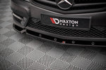Maxton Parts - Frontlippe V.1 passend für Mercedes C Coupe / Limousine / Kombi AMG-Line C204 / W204 FL / S204 FL schwarz Hochglanz