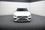 Maxton Parts - Frontlippe V.1 passend für Mercedes CLA A35 AMG / AMG-Line C118 schwarz Hochglanz