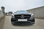 Maxton Parts - Frontlippe V.1 passend für Mercedes CLA A45 AMG C117 FL Carbon Look