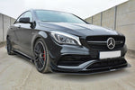 Maxton Parts - Frontlippe V.1 passend für Mercedes CLA A45 AMG C117 FL schwarz matt
