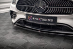 Maxton Parts - Frontlippe V.1 passend für Mercedes E AMG-Line W213 FL schwarz Hochglanz