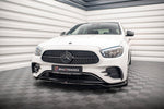 Maxton Parts - Frontlippe V.1 passend für Mercedes E AMG-Line W213 FL schwarz Hochglanz