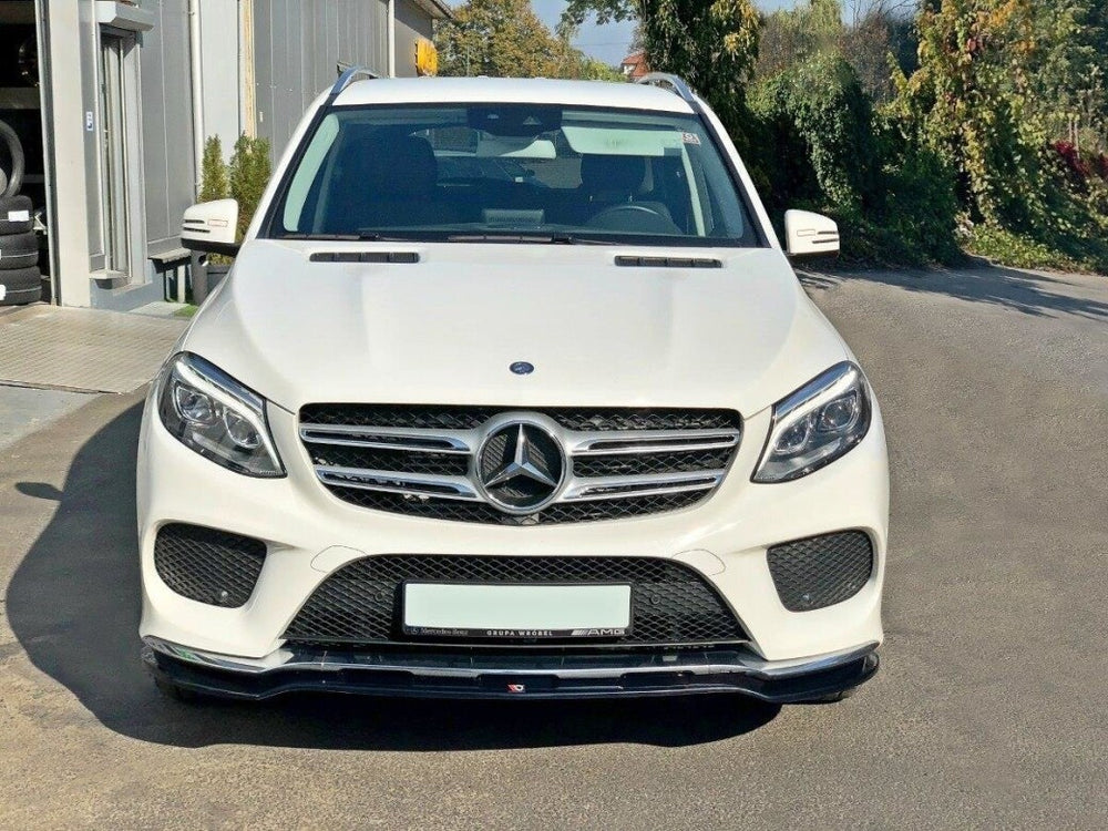 Maxton Parts - Frontlippe V.1 passend für Mercedes GLE W166 AMG-Line schwarz Hochglanz