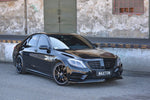 Maxton Parts - Frontlippe V.1 passend für Mercedes S-Klasse AMG-LINE W222 schwarz Hochglanz