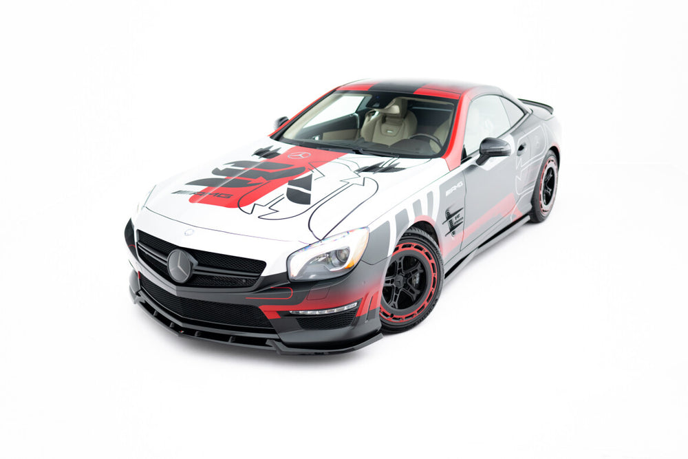 Maxton Parts - Frontlippe V.1 passend für Mercedes SL 63 AMG R231 schwarz Hochglanz