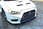 Maxton Parts - Frontlippe V.1 passend für Mitsubishi Lancer Evo X schwarz matt