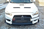 Maxton Parts - Frontlippe V.1 passend für Mitsubishi Lancer Evo X schwarz matt