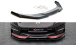 Maxton Parts - Frontlippe V.1 passend für Nissan 370Z Nismo FL schwarz Hochglanz