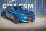 Maxton Parts - Frontlippe V.1 passend für Peugeot 2008 Mk2 schwarz Hochglanz