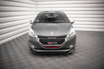Maxton Parts - Frontlippe V.1 passend für Peugeot 208 GTi Mk1 schwarz Hochglanz