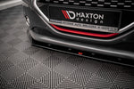 Maxton Parts - Frontlippe V.1 passend für Peugeot 208 GTi Mk1 schwarz Hochglanz