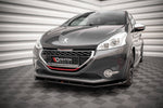 Maxton Parts - Frontlippe V.1 passend für Peugeot 208 GTi Mk1 schwarz Hochglanz