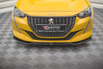 Maxton Parts - Frontlippe V.1 passend für Peugeot 208 Mk2 schwarz matt