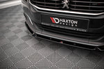 Maxton Parts - Frontlippe V.1 passend für Peugeot 508 GT Mk1 FL schwarz Hochglanz