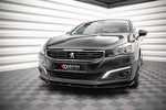 Maxton Parts - Frontlippe V.1 passend für Peugeot 508 GT Mk1 FL schwarz Hochglanz