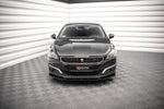 Maxton Parts - Frontlippe V.1 passend für Peugeot 508 GT Mk1 FL schwarz Hochglanz