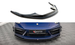 Maxton Parts - Frontlippe V.1 passend für Porsche 911 Carrera Aero / Carrera GTS 992 schwarz Hochglanz
