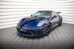 Maxton Parts - Frontlippe V.1 passend für Porsche 911 Carrera Aero / Carrera GTS 992 schwarz Hochglanz
