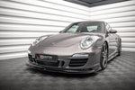 Maxton Parts - Frontlippe V.1 passend für Porsche 911 Carrera GTS 997 FL schwarz Hochglanz