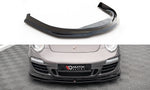 Maxton Parts - Frontlippe V.1 passend für Porsche 911 Carrera GTS 997 FL schwarz Hochglanz