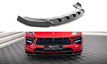 Maxton Parts - Frontlippe V.1 passend für Porsche Macan GTS / Sport Design Mk1 FL schwarz Hochglanz