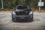 Maxton Parts - Frontlippe V.1 passend für Porsche Panamera Turbo 970 FL schwarz Hochglanz