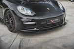 Maxton Parts - Frontlippe V.1 passend für Porsche Panamera Turbo 970 FL schwarz Hochglanz