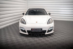 Maxton Parts - Frontlippe V.1 passend für Porsche Panamera Turbo Sport Design Package 970 schwarz Hochglanz