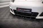 Maxton Parts - Frontlippe V.1 passend für Porsche Panamera Turbo Sport Design Package 970 schwarz Hochglanz
