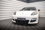 Maxton Parts - Frontlippe V.1 passend für Porsche Panamera Turbo Sport Design Package 970 schwarz Hochglanz