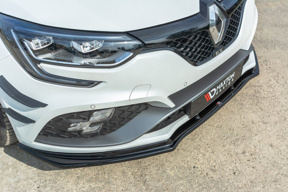 Maxton Parts - Frontlippe V.1 passend für Renault Megane IV RS schwarz Hochglanz