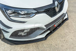 Maxton Parts - Frontlippe V.1 passend für Renault Megane IV RS schwarz Hochglanz