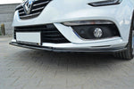 Maxton Parts - Frontlippe V.1 passend für Renault Megane Mk4 Hatchback schwarz Hochglanz