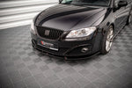 Maxton Parts - Frontlippe V.1 passend für Seat Exeo schwarz Hochglanz