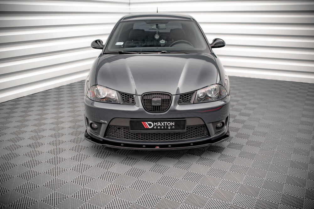 Maxton Parts - Frontlippe V.1 passend für Seat Ibiza CUPRA Mk3 schwarz Hochglanz