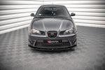 Maxton Parts - Frontlippe V.1 passend für Seat Ibiza CUPRA Mk3 schwarz Hochglanz