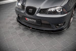 Maxton Parts - Frontlippe V.1 passend für Seat Ibiza CUPRA Mk3 schwarz Hochglanz
